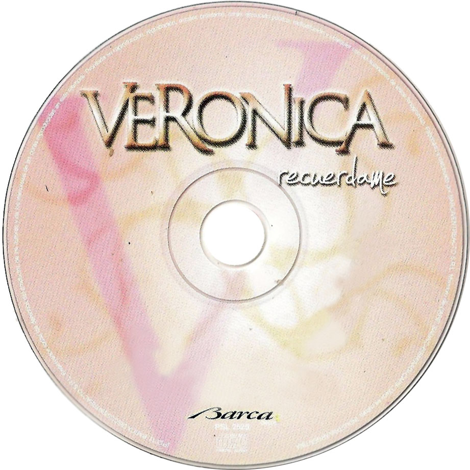 Cartula Cd de Veronica (Argentina) - Recuerdame