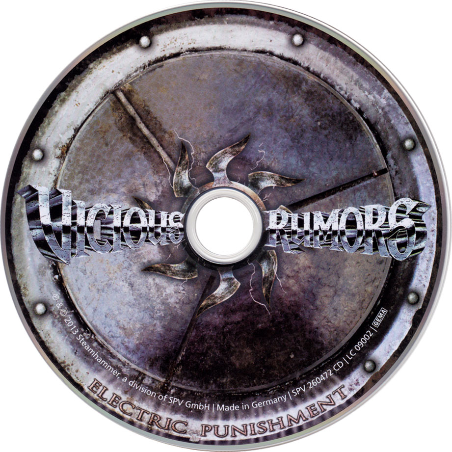 Cartula Cd de Vicious Rumors - Electric Punishment