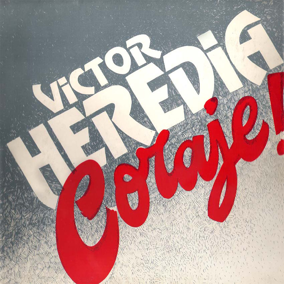 Cartula Frontal de Victor Heredia - Coraje