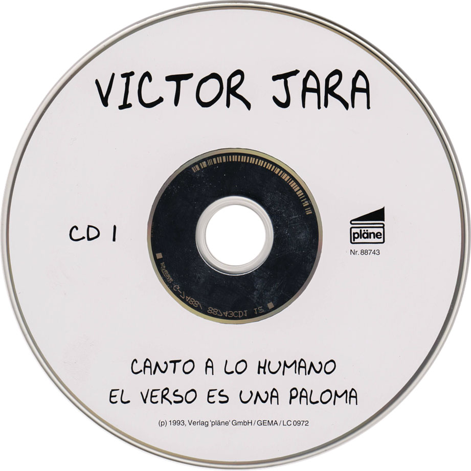 Cartula Cd1 de Victor Jara - Complete