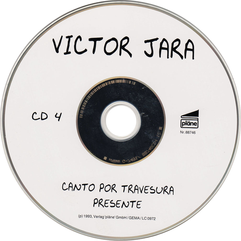 Cartula Cd4 de Victor Jara - Complete