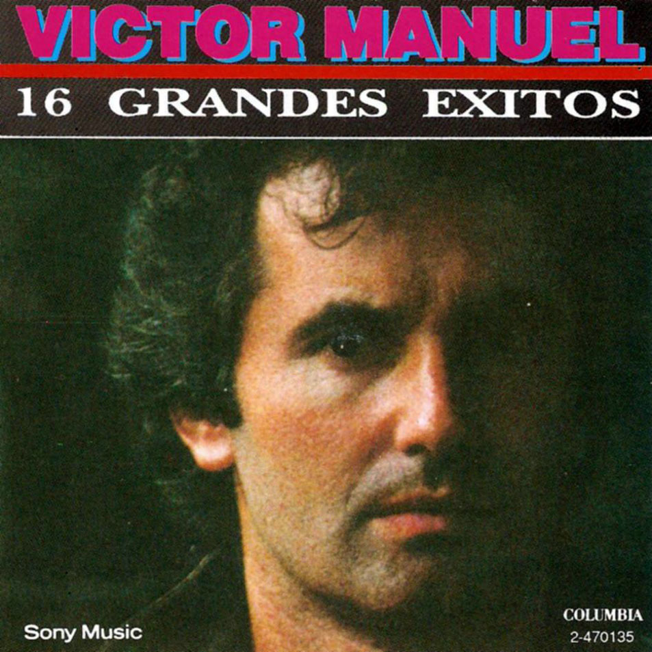 Cartula Frontal de Victor Manuel - 16 Grandes Exitos