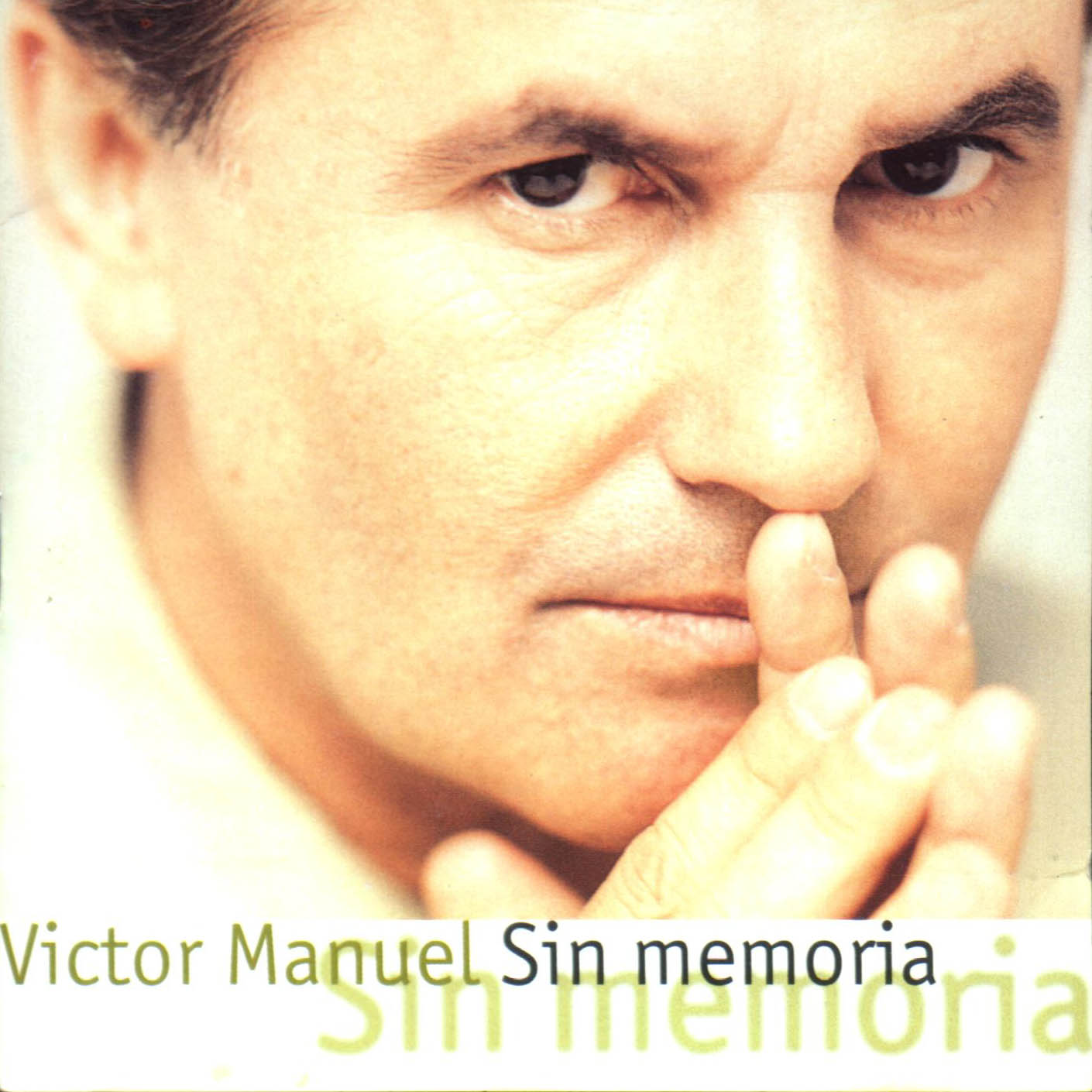 Cartula Frontal de Victor Manuel - Sin Memoria