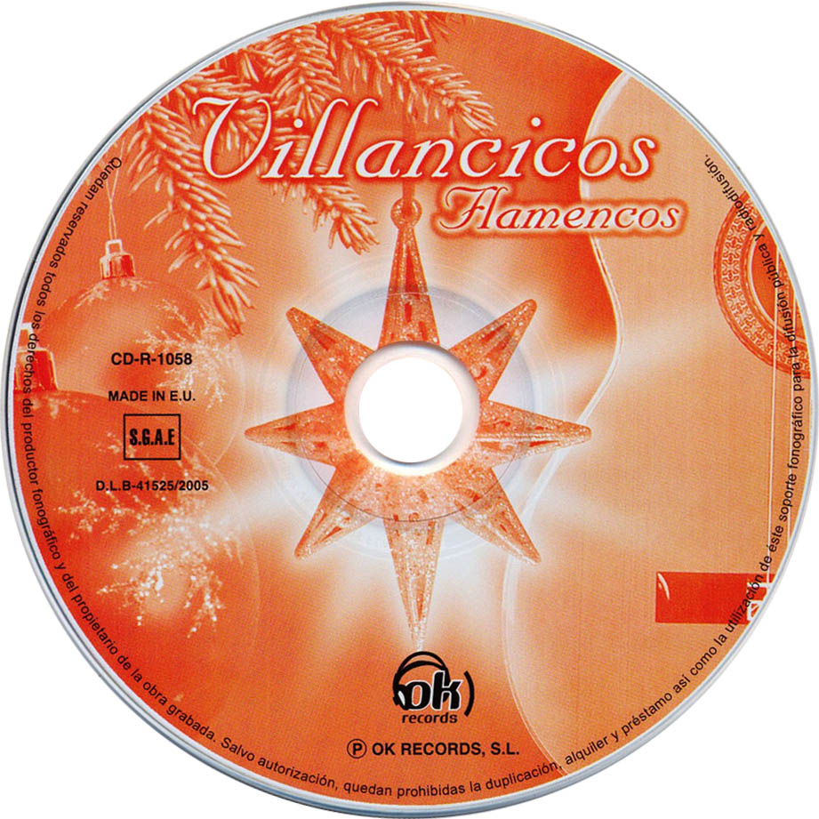 Cartula Cd de Villancicos Flamencos