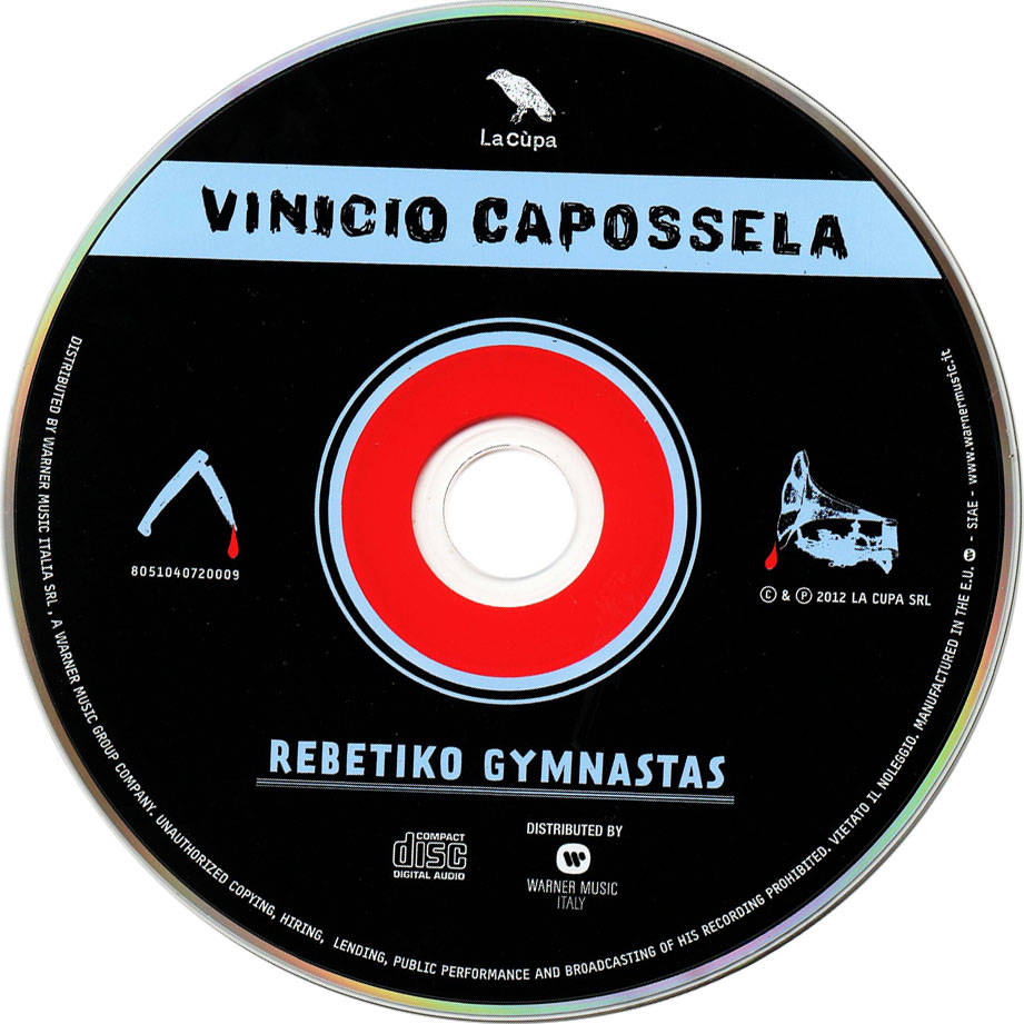 Cartula Cd de Vinicio Capossela - Rebetiko Gymnastas