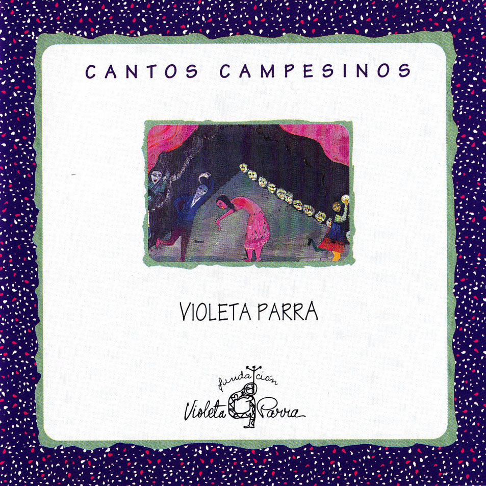 Cartula Frontal de Violeta Parra - Cantos Campesinos (1992)