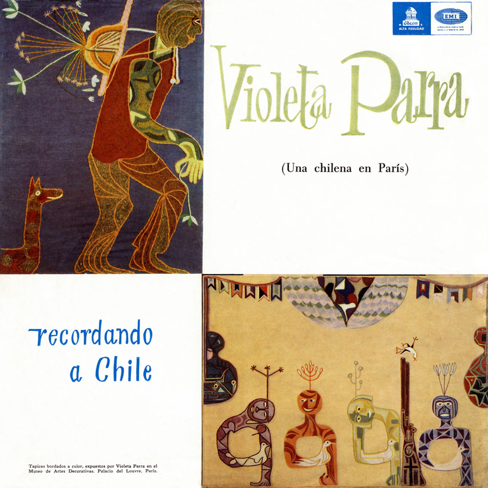 Cartula Frontal de Violeta Parra - Recordando A Chile: Una Chilena En Paris