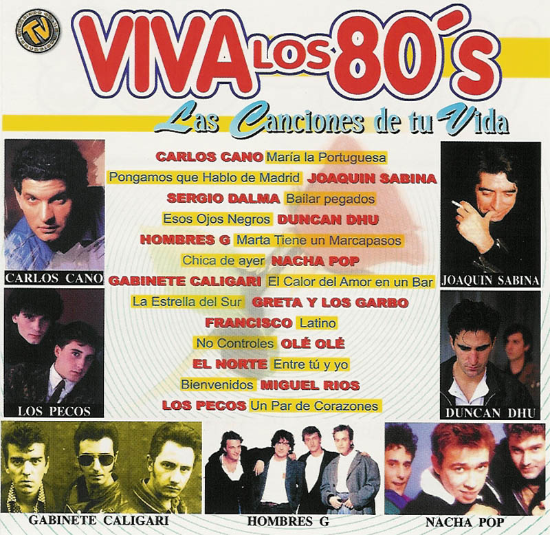 Cartula Frontal de Viva Los 80's Las Canciones De Tu Vida