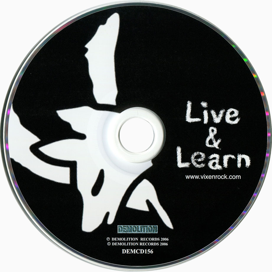 Cartula Cd de Vixen - Live & Learn