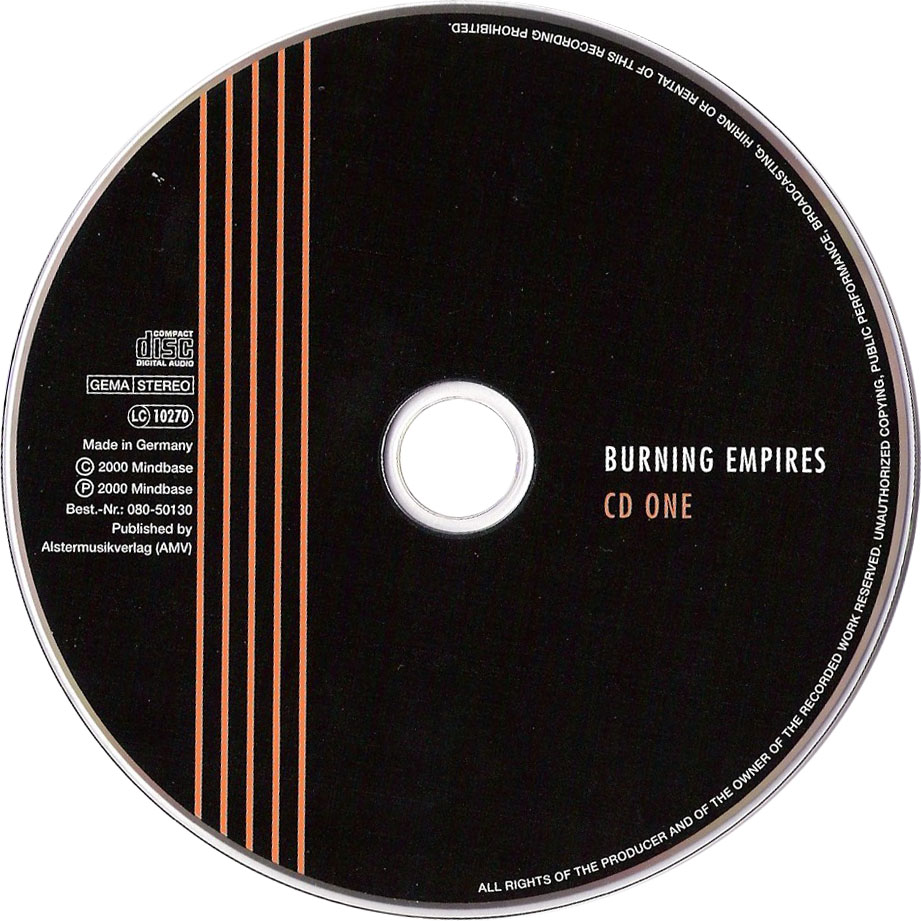 Cartula Cd1 de Vnv Nation - Burning Empires (Limited Edition)