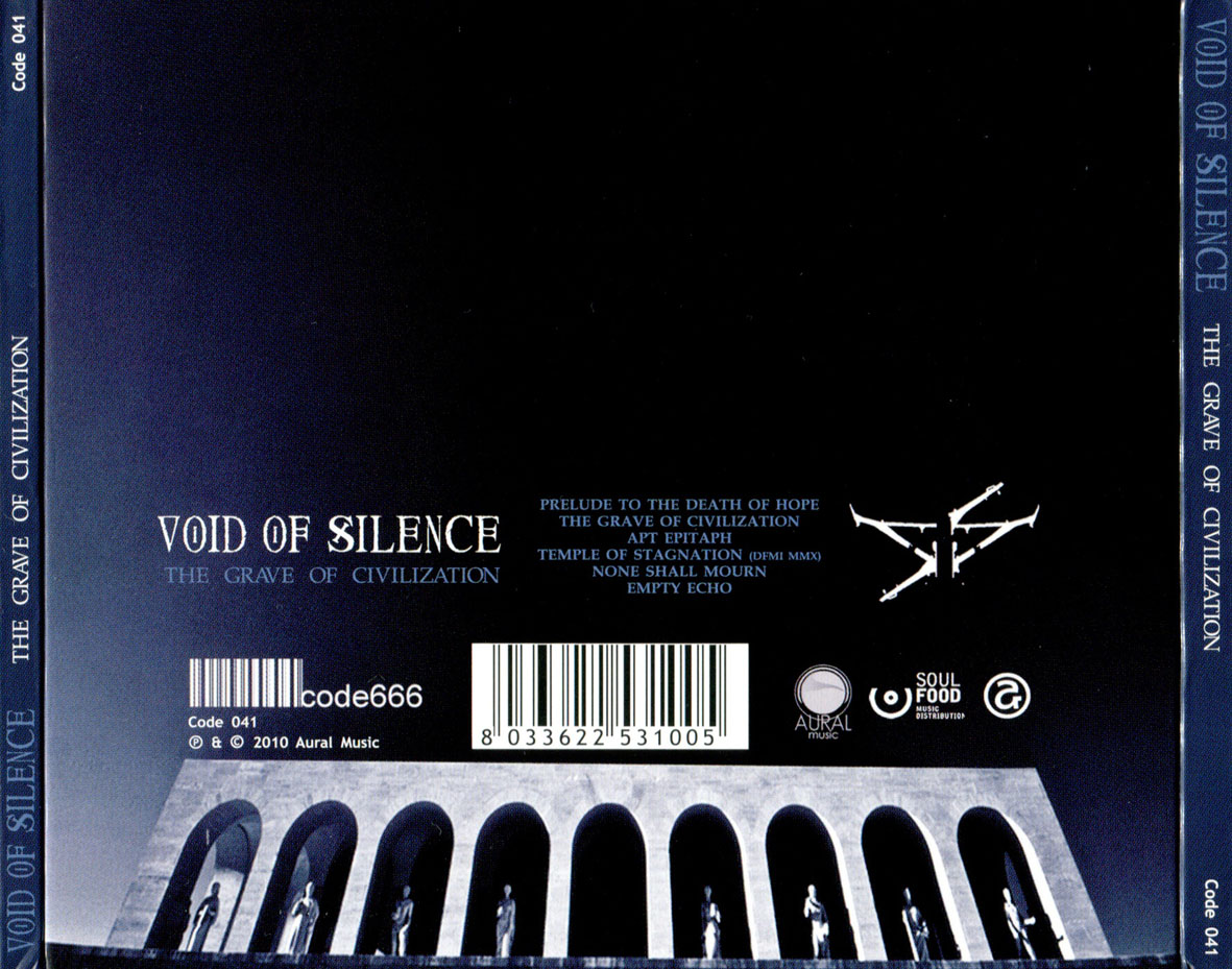 Cartula Trasera de Void Of Silence - The Grave Of Civilization
