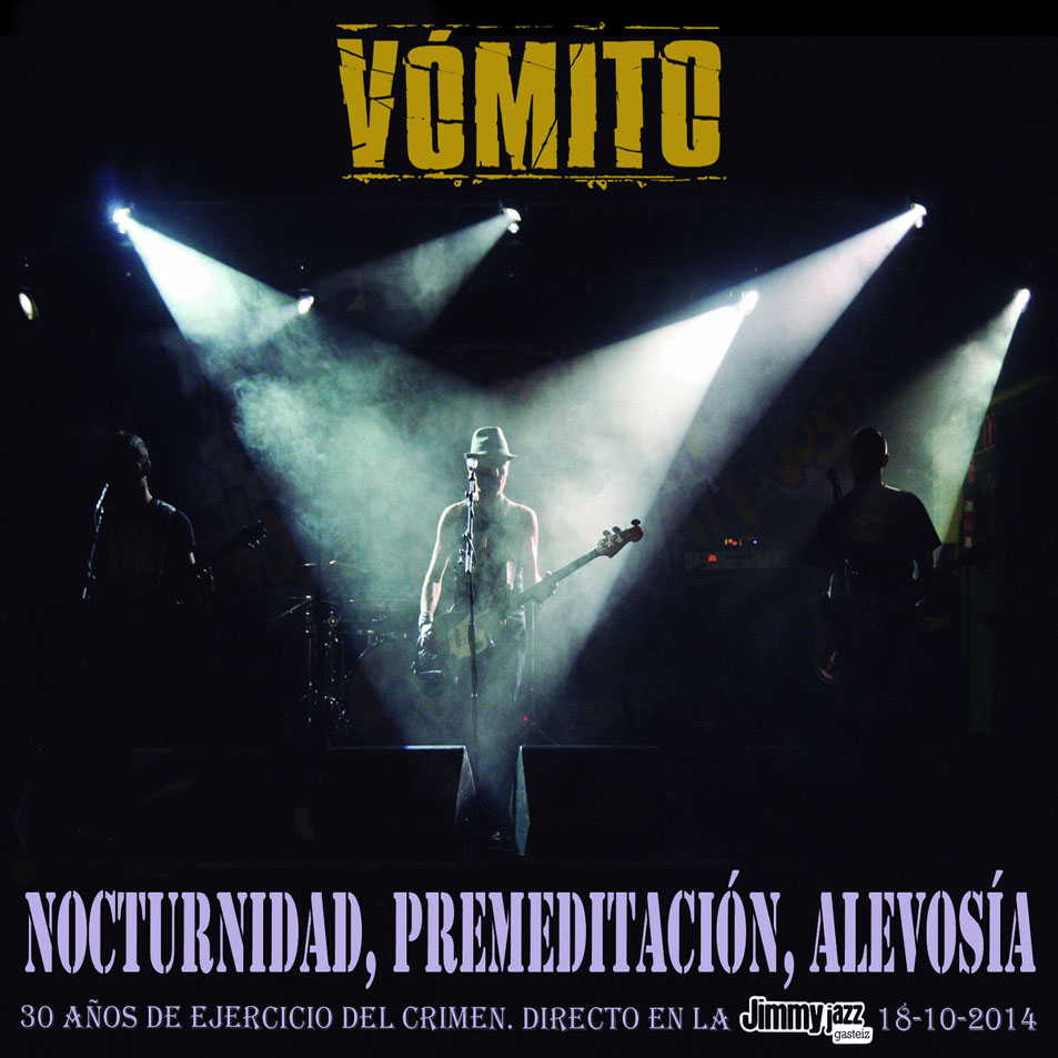 Cartula Frontal de Vomito - Nocturnidad, Premeditacion, Alevosia