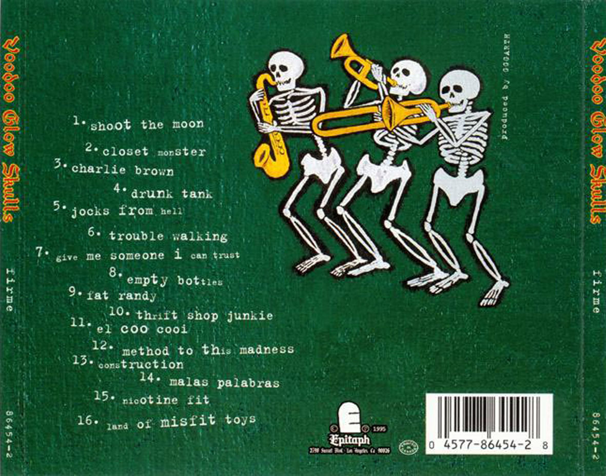 Cartula Trasera de Voodoo Glow Skulls - Firme