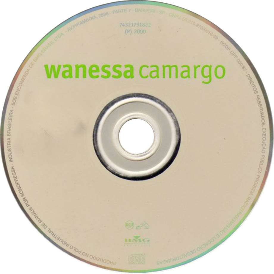 Cartula Cd de Wanessa Camargo - Wanessa Camargo (2000)