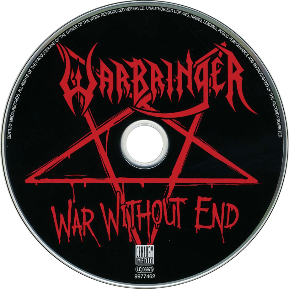 Cartula Cd de Warbringer - War Without End