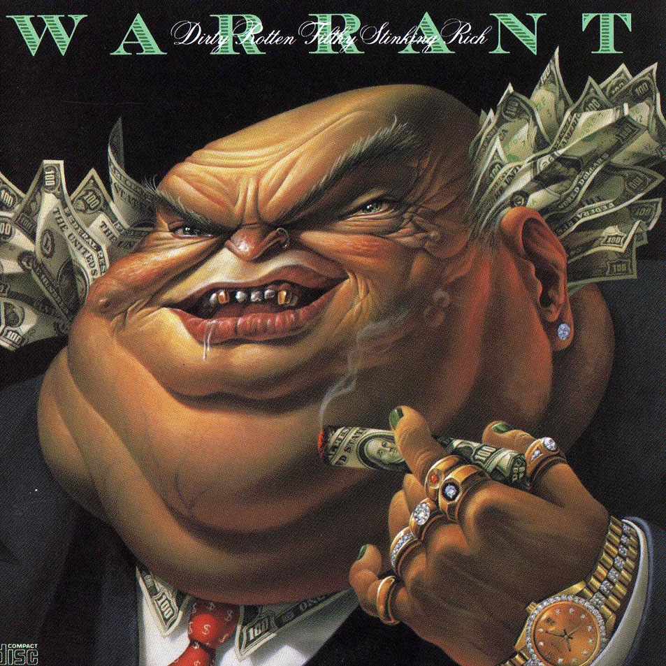Cartula Frontal de Warrant - Dirty Rotten Filthy Stinking Rich
