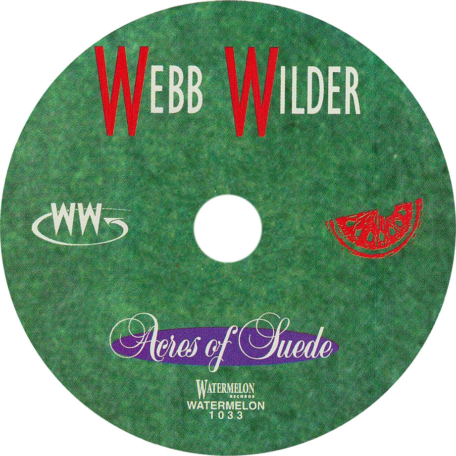 Cartula Cd de Webb Wilder - Acres Of Suede