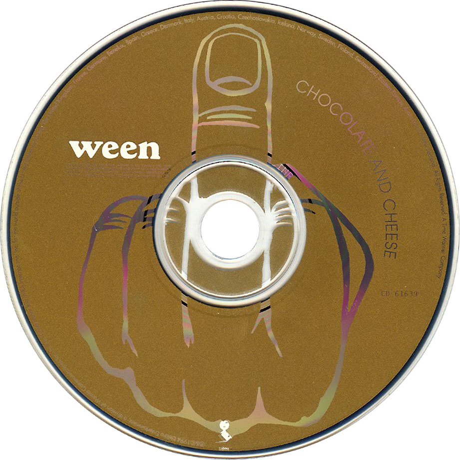 Cartula Cd de Ween - Chocolate And Cheese