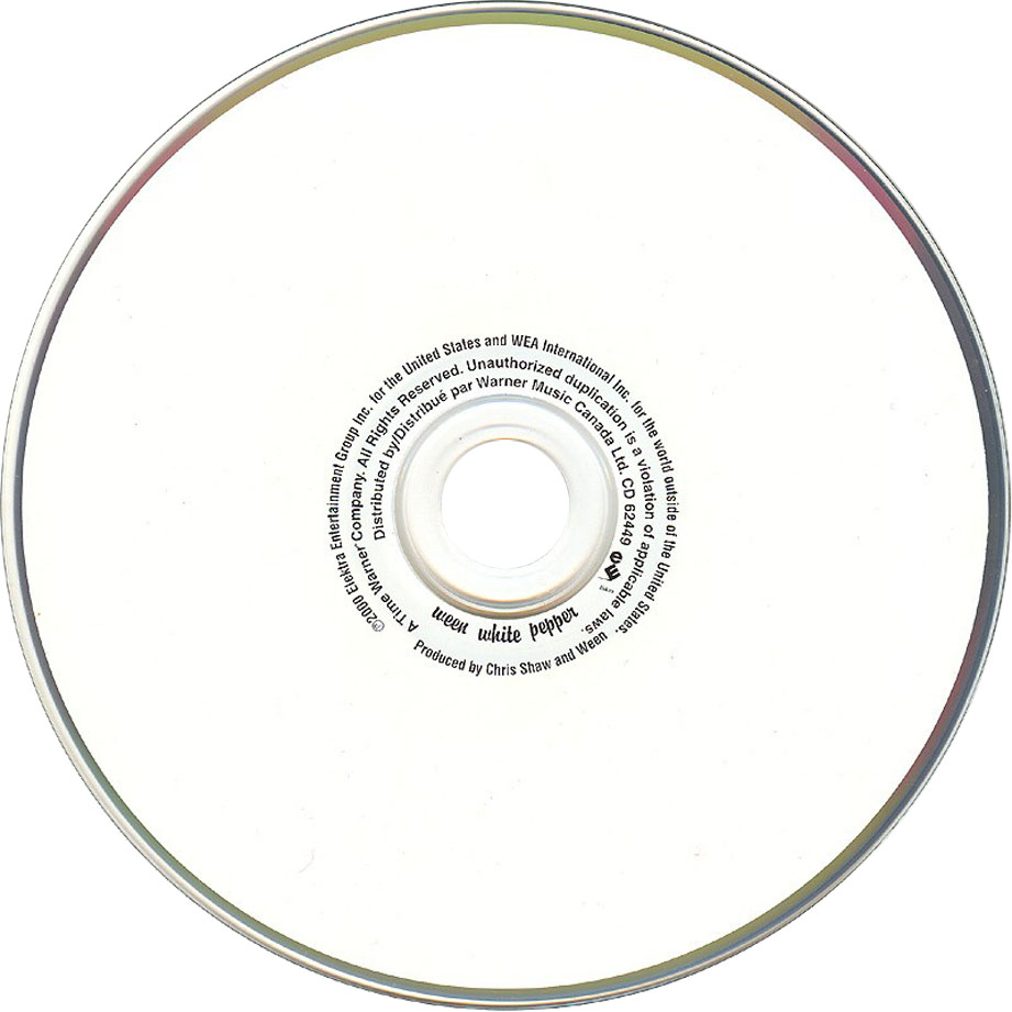 Cartula Cd de Ween - White Pepper