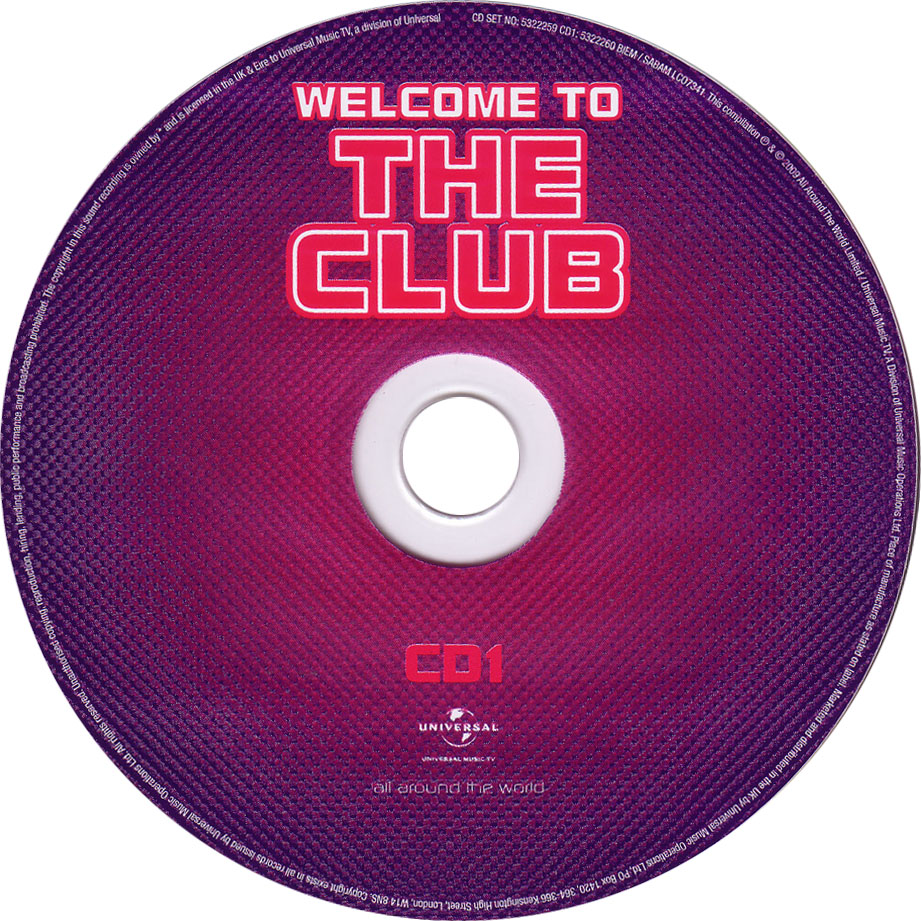 Cartula Cd1 de Welcome To The Club (2009)