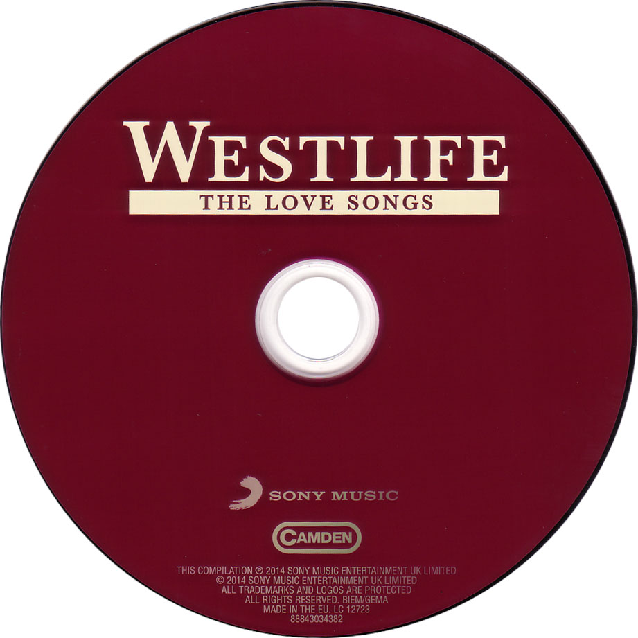 Cartula Cd de Westlife - The Love Songs