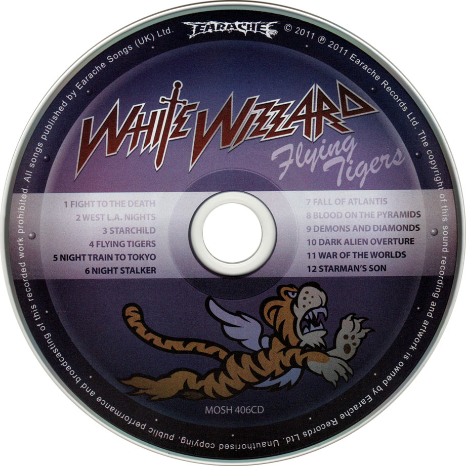 Cartula Cd de White Wizzard - Flying Tigers