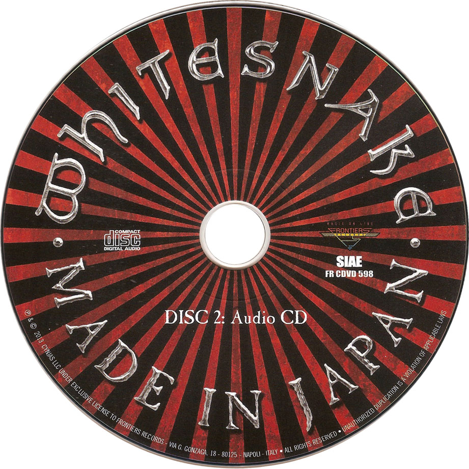 Cartula Cd1 de Whitesnake - Made In Japan (Deluxe Edition)