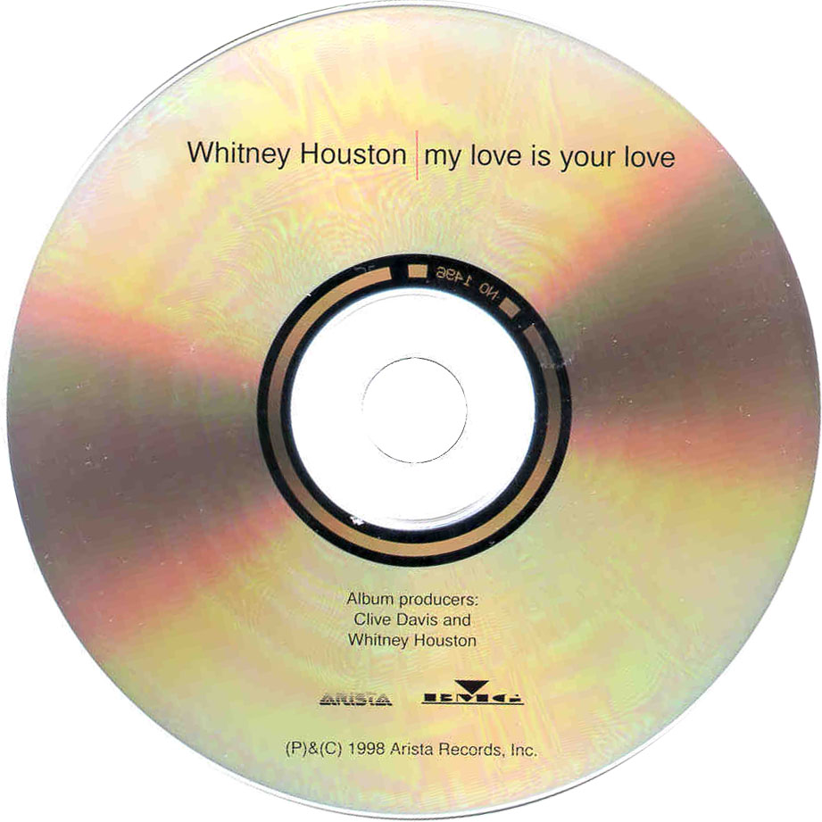 Cartula Cd de Whitney Houston - My Love Is Your Love