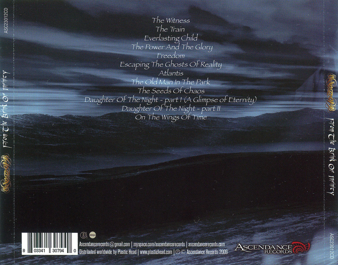 Cartula Trasera de Whyzdom - From The Brink Of Infinity