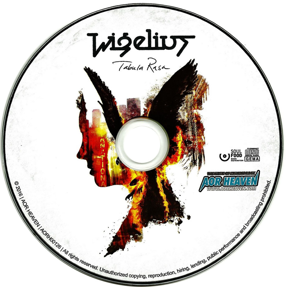 Cartula Cd de Wigelius - Tabula Rasa