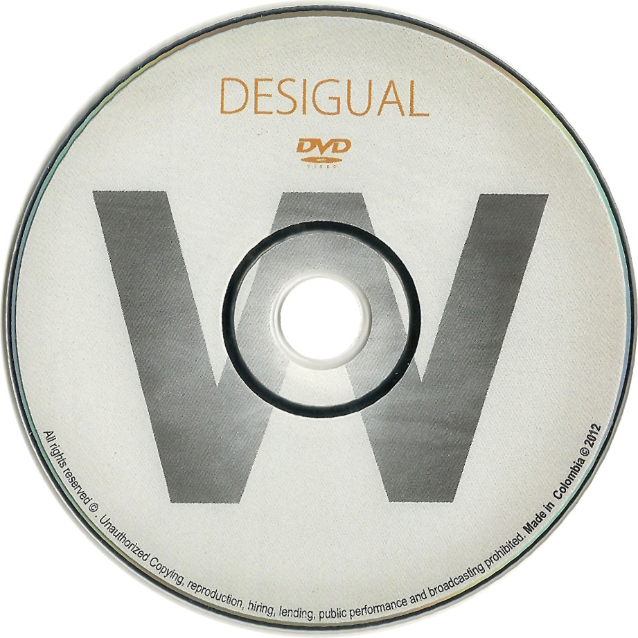 Cartula Dvd de Wilfran Castillo - Desigual (Dvd)