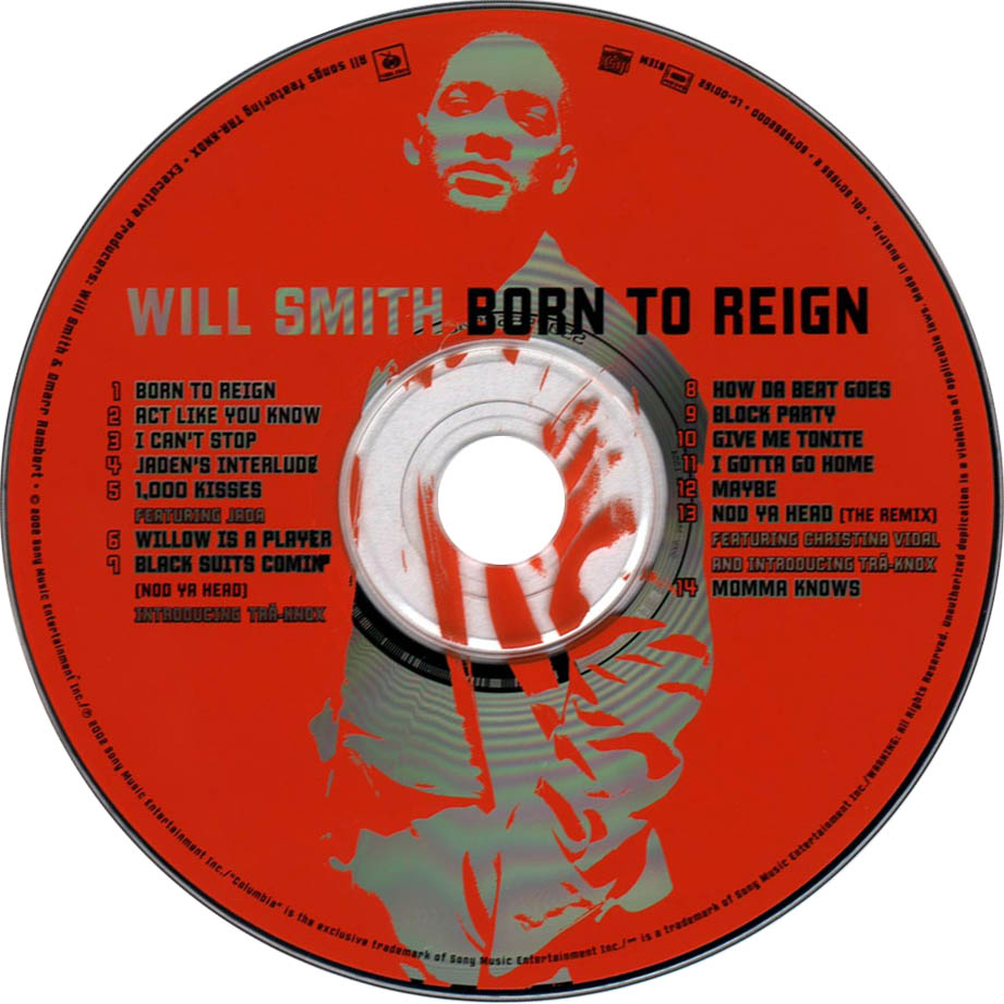 Cartula Cd de Will Smith - Born To Reign
