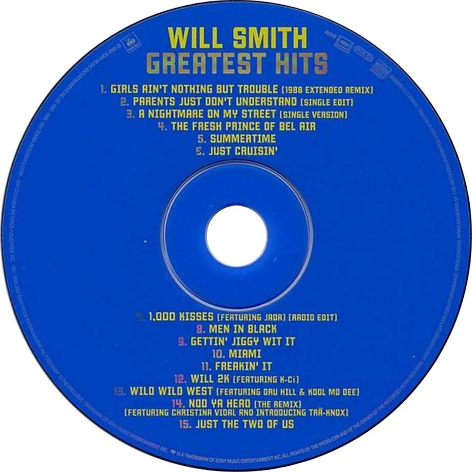 Cartula Cd de Will Smith - Greatest Hits