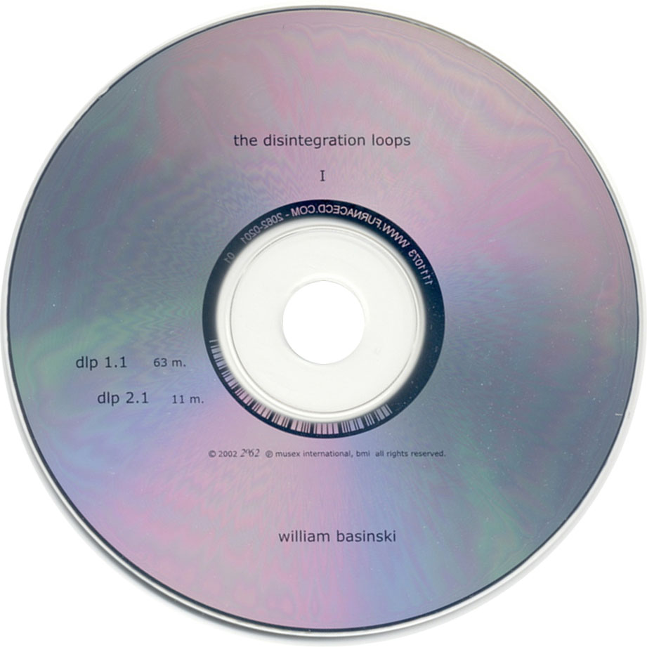 Cartula Cd de William Basinski - The Disintegration Loops