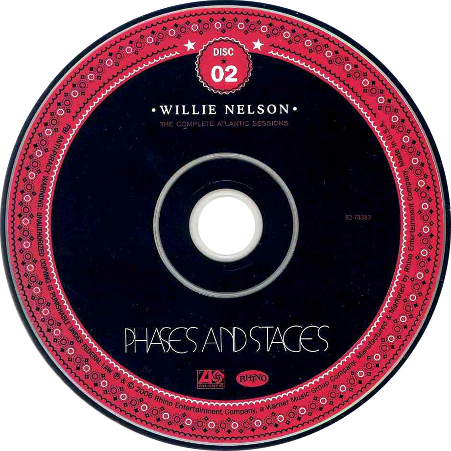 Cartula Cd2 de Willie Nelson - Phases And Stages