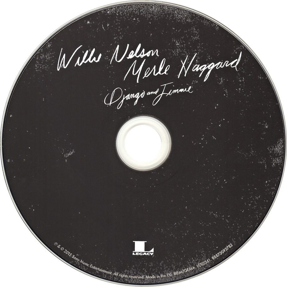Cartula Cd de Willie Nelson & Merle Haggard - Django And Jimmie
