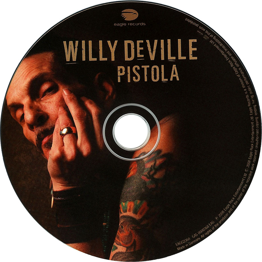 Cartula Cd de Willy Deville - Pistola