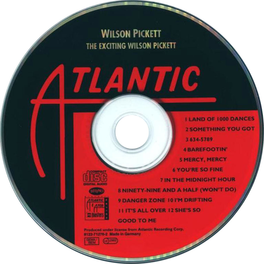Cartula Cd de Wilson Pickett - The Exciting Wilson Pickett