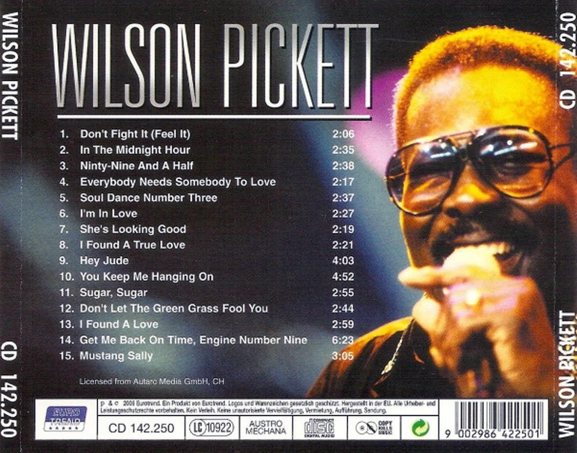 Cartula Trasera de Wilson Pickett - Wilson Pickett