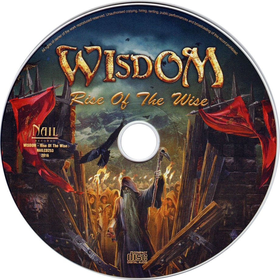 Cartula Cd de Wisdom - Rise Of The Wise