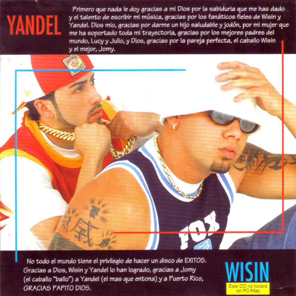 Cartula Interior Frontal de Wisin & Yandel - Mi Vida... My Life