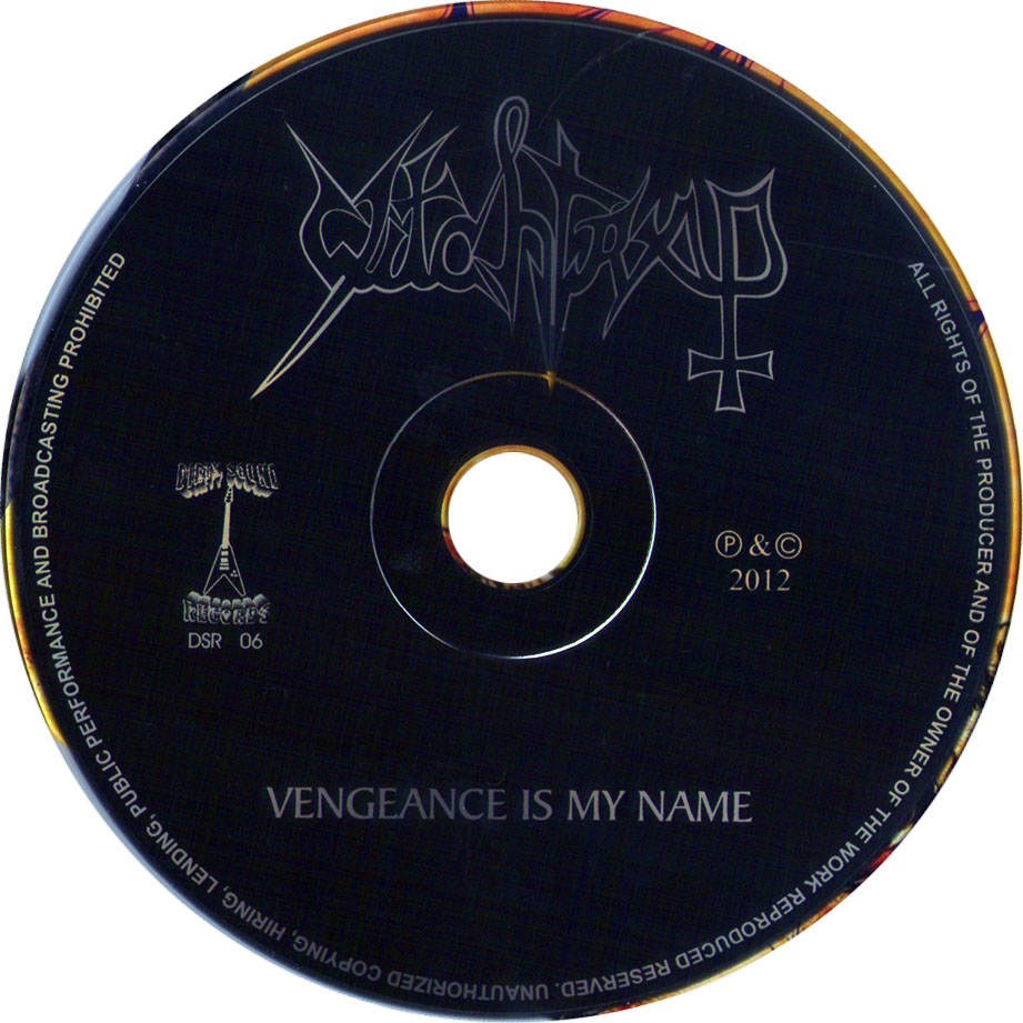 Cartula Cd de Witchtrap - Vengeance Is My Name