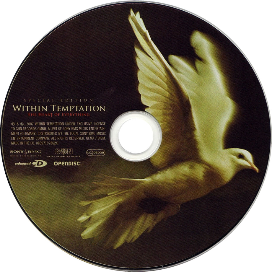 Cartula Cd de Within Temptation - The Heart Of Everything (Special Edition)