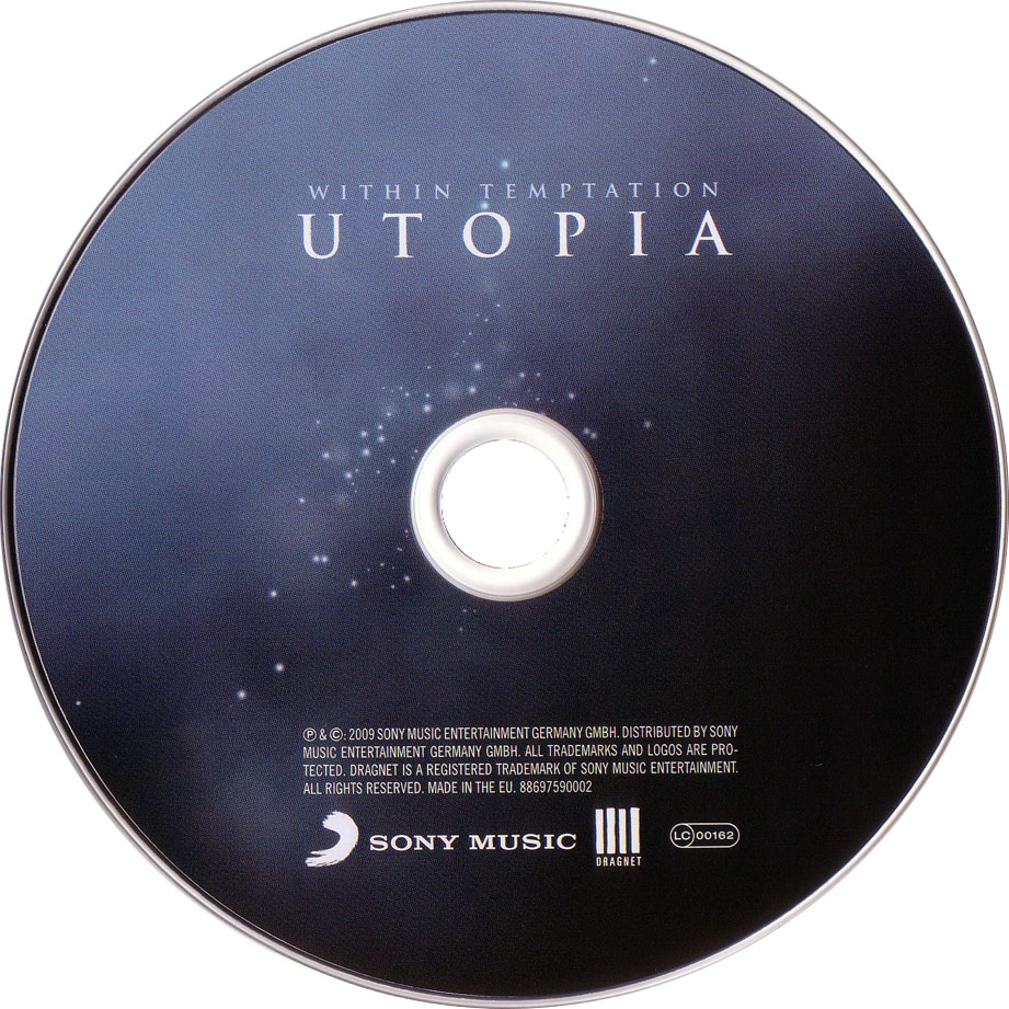 Cartula Cd de Within Temptation - Utopia (Featuring Chris Jones) (Cd Single)