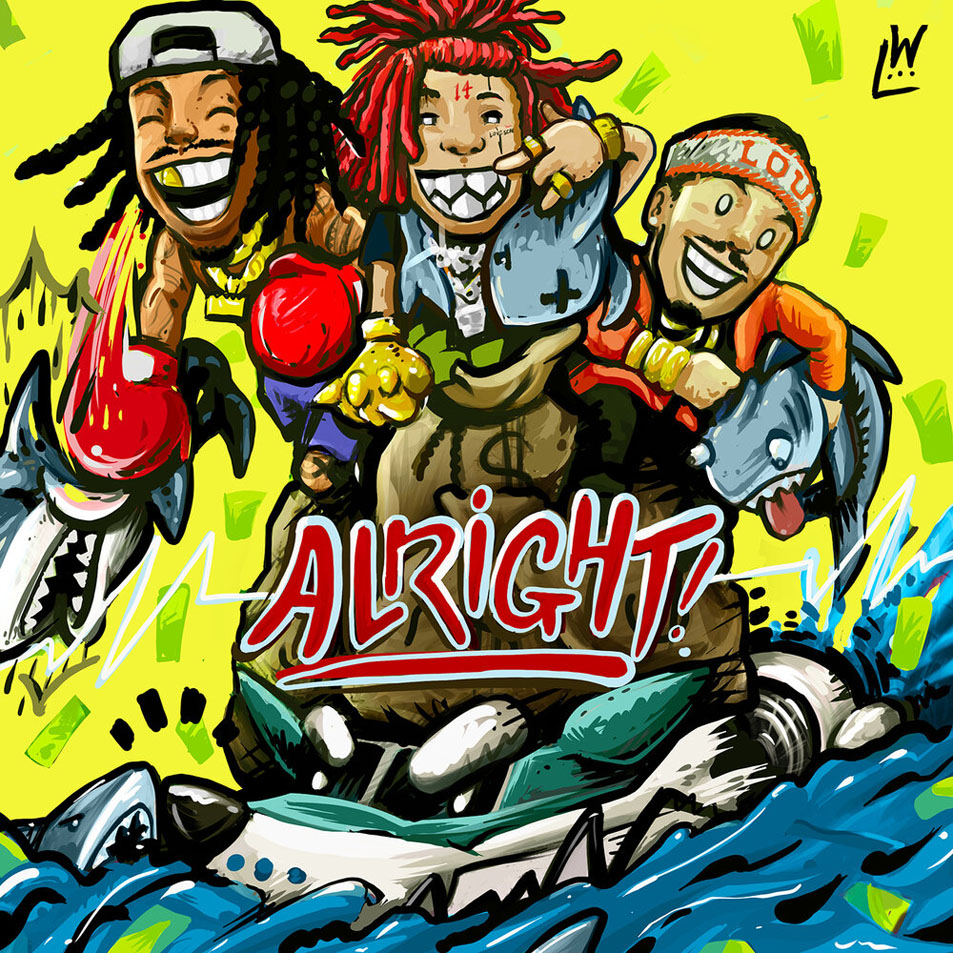 Cartula Frontal de Wiz Khalifa - Alright (Featuring Trippie Redd & Preme) (Cd Single)