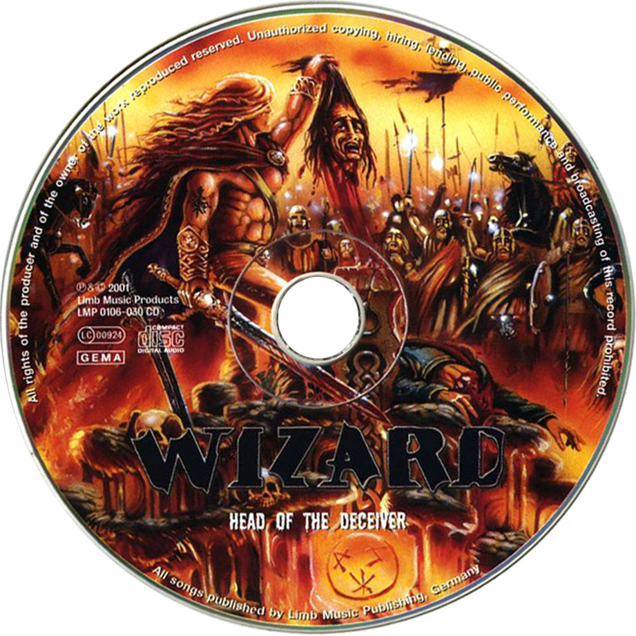 Cartula Cd de Wizard - Head Of The Deceiver