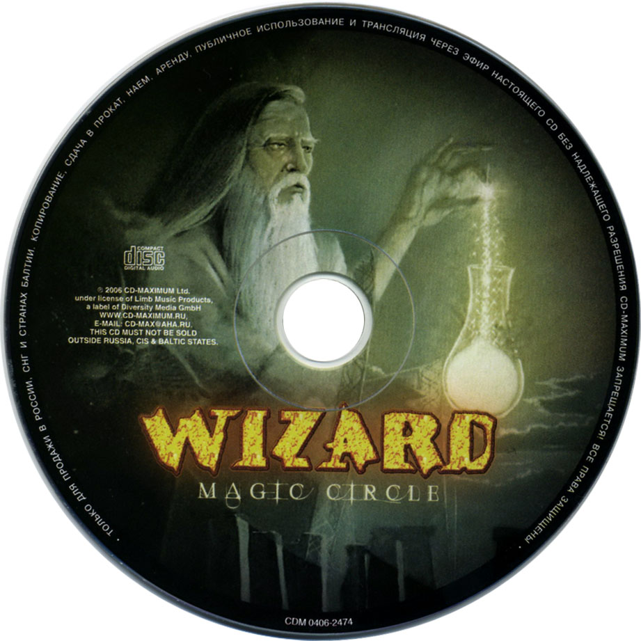 Cartula Cd de Wizard - Magic Circle