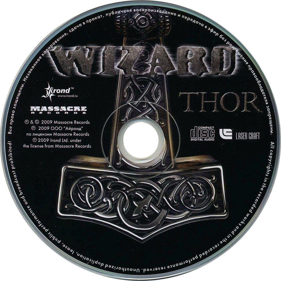 Cartula Cd de Wizard - Thor