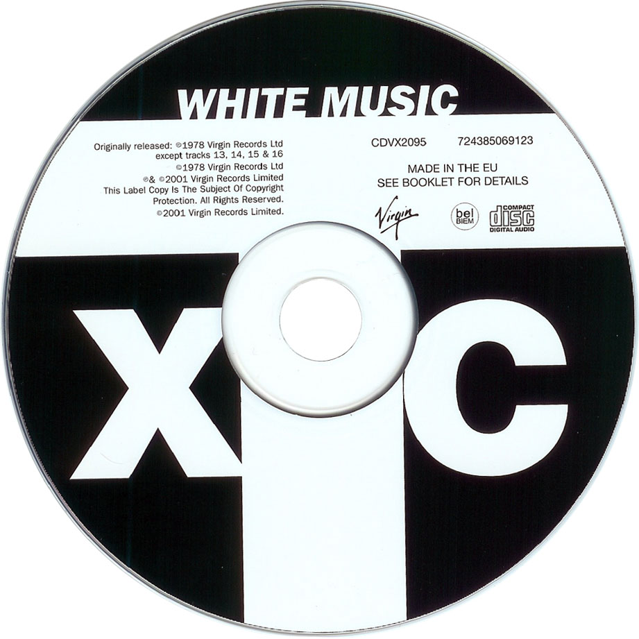 Cartula Cd de Xtc - White Music (2001)