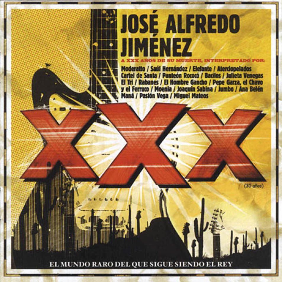 Cartula Frontal de Xxx Jose Alfredo Jimenez